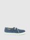 Sapatos com Atacadores em Jeans